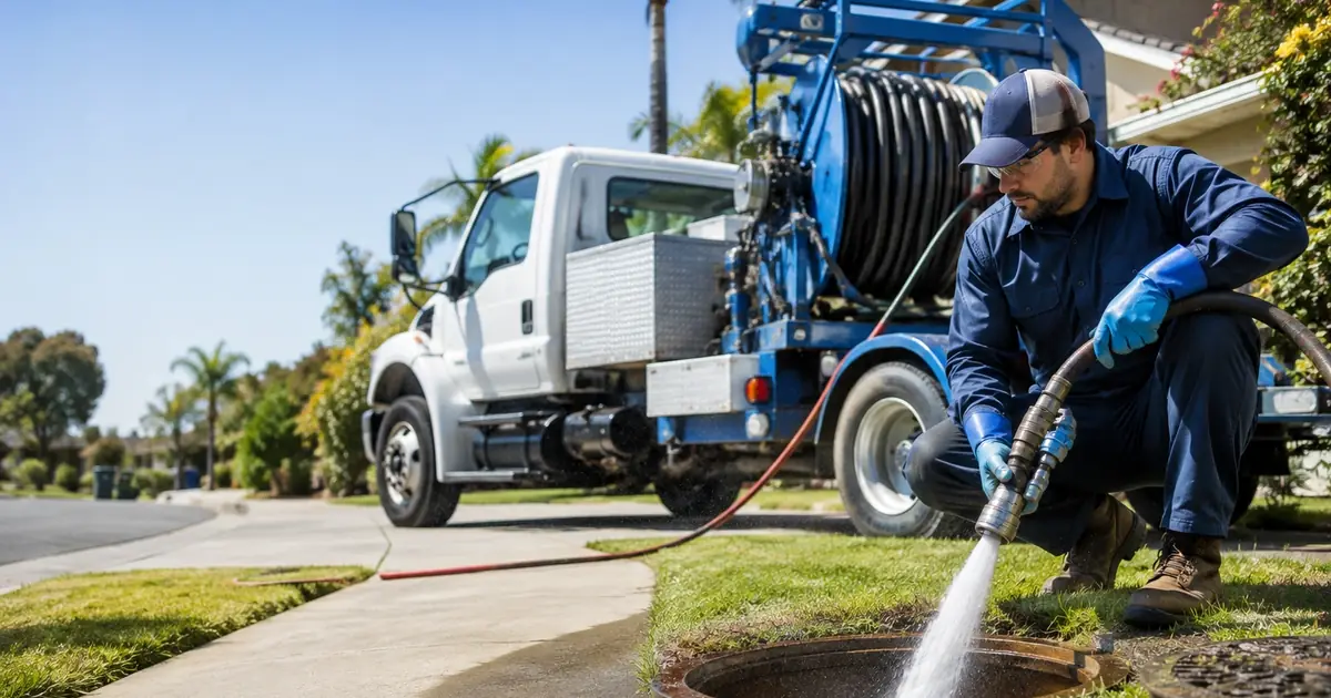 Hydro jet sewer cleaning Mission Hills