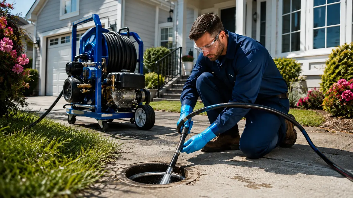 Residential Hydro Jet Drain Cleaning in Mission Hills