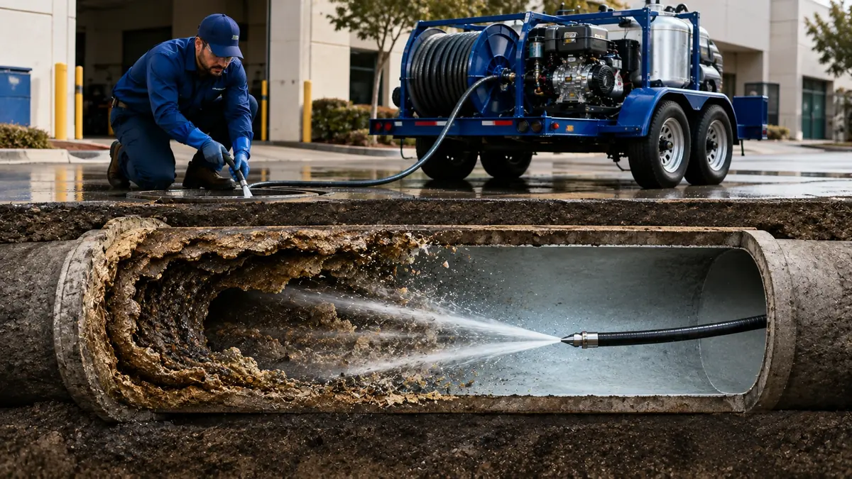 Sewer Pipe Descaling in Mission Hills